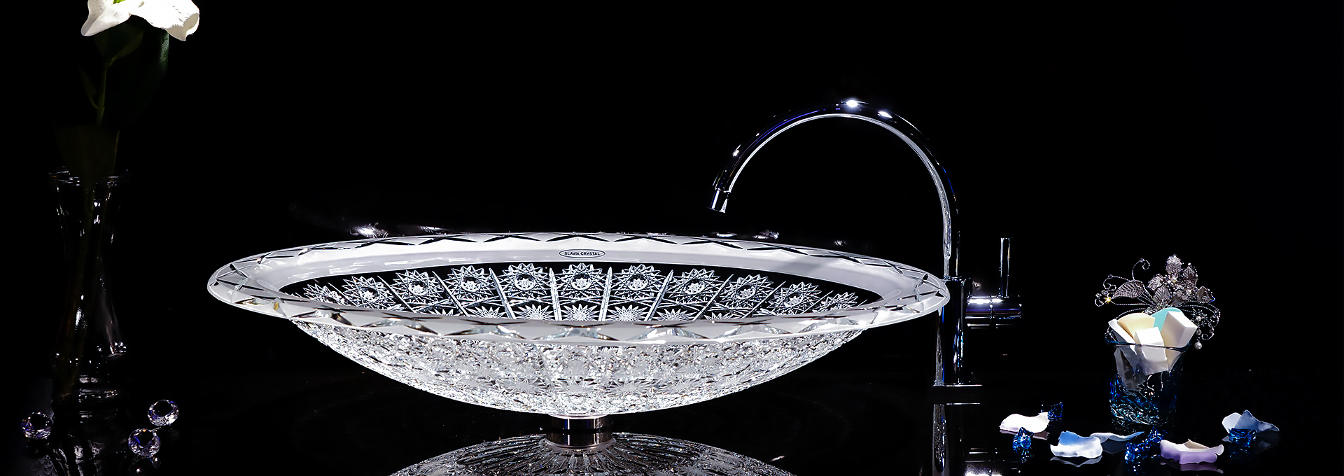 Majestic Elizabeth Crystal Sink, Washbasin, Wash bowl, Luxury,