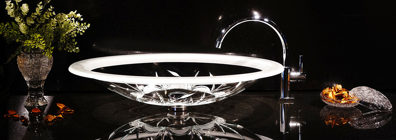 Majestic JULIA Crystal Sink, Washbasin, Wash bowl, Bathroom Sink,