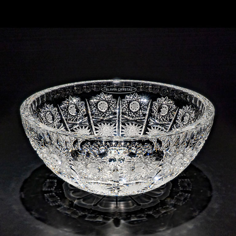 スラヴィアクリスタル　ミミ　クラッシック　エリザベス 210洗面ボウル　｜クリスタル｜ガラス｜手洗器｜手洗いボウル｜洗面器｜小型｜コンパクト｜トイレ｜玄関｜スペース｜デザイン｜おしゃれ｜豪華｜美しい｜スラビアクリスタル｜小さめ：｜