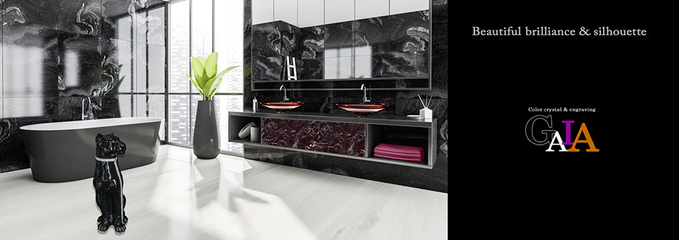 SLAVIA CRYSTAL　Dilos　GAIA  series（スラヴィアクリスタル）ディロス　ガイア　洗面ボウル　｜洗面器｜手洗器｜手洗いボウル｜おしゃれ｜豪華｜美しい｜ガラス｜ボウル｜最高級｜クリスタル｜