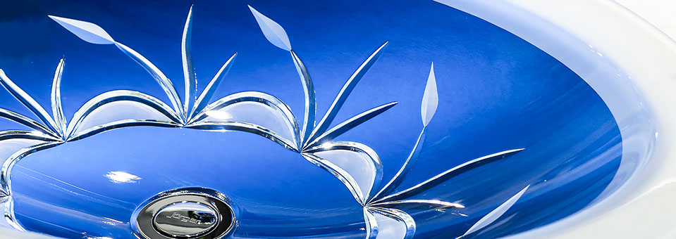 スラヴィアクリスタル：ユリア洗面ボウル：洗面器：手洗い器：手洗いボウル：最高級：美しい：おしゃれ：豪華：