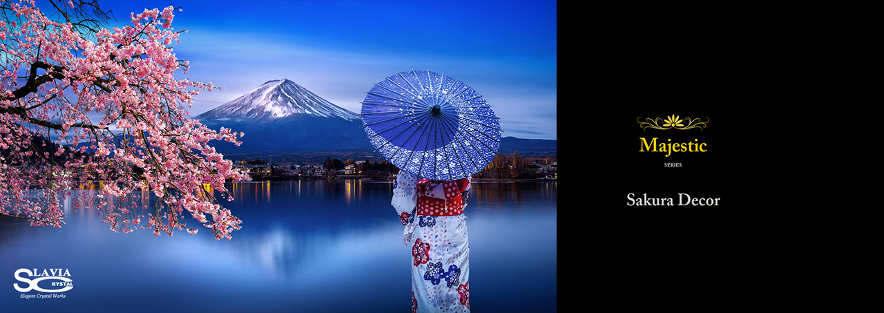 スラヴィアクリスタル：サクラ洗面ボウル：洗面器：手洗い器：手洗いボウル：最高級：美しい：おしゃれ：豪華：