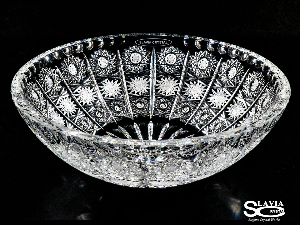 スラヴィアクリスタル　ミミ　クラッシック　エリザベス洗面ボウル　｜クリスタル｜ガラス｜手洗器｜手洗いボウル｜洗面器｜小型｜コンパクト｜トイレ｜玄関｜スペース｜デザイン｜おしゃれ｜豪華｜美しい｜スラビアクリスタル｜エリザベス｜