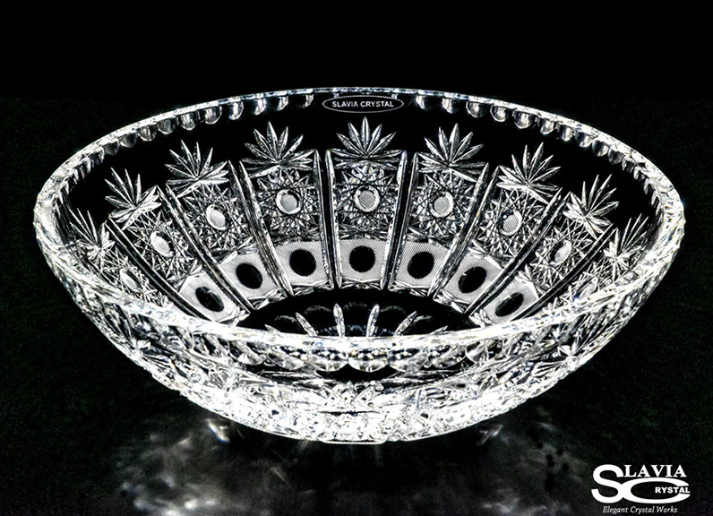 スラヴィアクリスタル　ミミ　クラッシック　ヴィクトリア洗面ボウル　｜クリスタル｜ガラス｜手洗器｜手洗いボウル｜洗面器｜小型｜コンパクト｜トイレ｜玄関｜スペース｜デザイン｜おしゃれ｜豪華｜美しい｜スラビアクリスタル｜ビクトリア｜