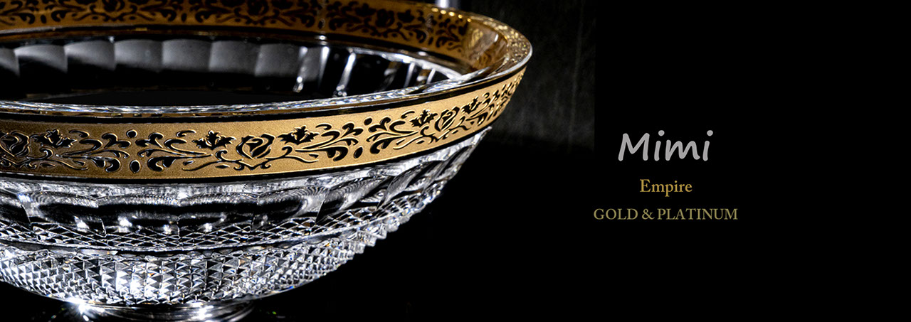 スラヴィアクリスタル　ミミ　エンパイアークリスタル洗面ボウル　｜クリスタル｜ガラス｜手洗器｜手洗いボウル｜洗面器｜小型｜コンパクト｜トイレ｜玄関｜スペース｜デザイン｜おしゃれ｜豪華｜美しい｜スラビアクリスタル｜小さめ｜